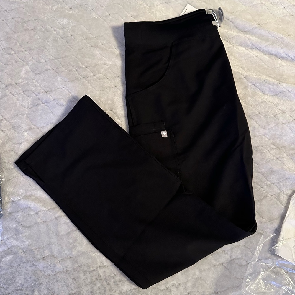 Figs - Black Scrub Pants Kade Cargo Pants